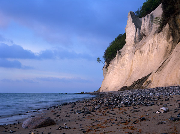 Kreidekste Rgens mit der Felsformation Wissower Klinken, Nationalpark Jasmund, Mecklenburg-Vorpommern, Rgen, Deutschland